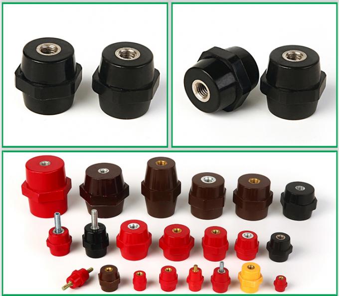 Insulation isolation red flexible copper hexagonal bus bar insulator